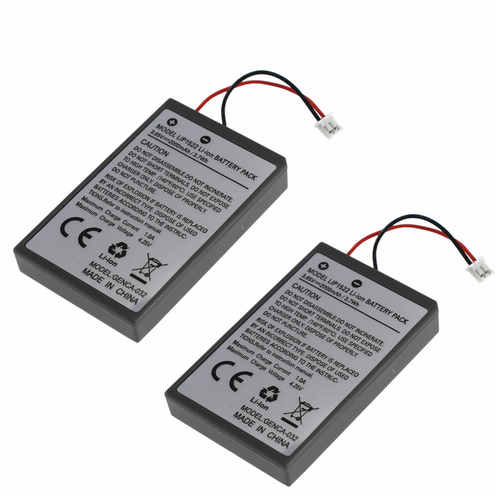 2 Pack Battery + Cable For Sony Playstation PS4 Pro Dual shock 4 Pro Controller