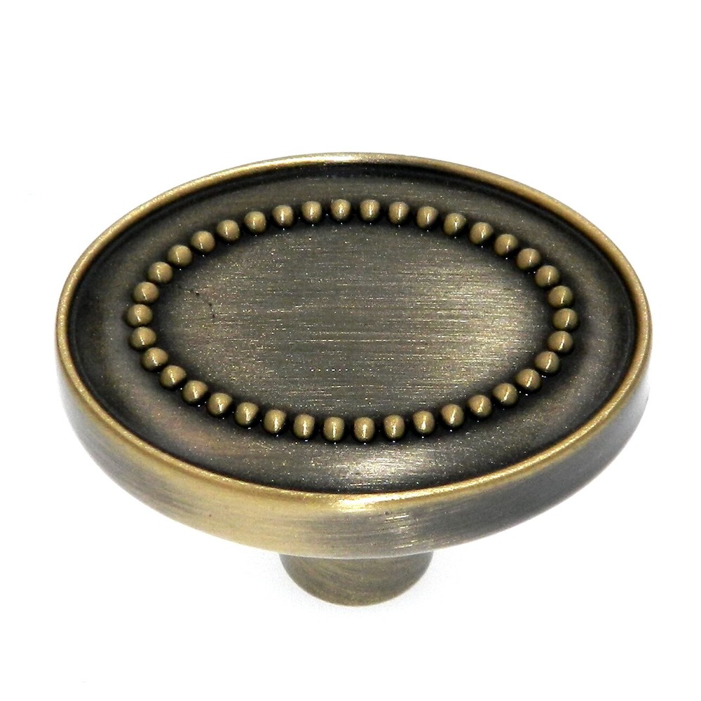 10 Pack BP26133-EB Elegant Brass 1 3/8" Oval Knobs Pulls Amerock Opulence