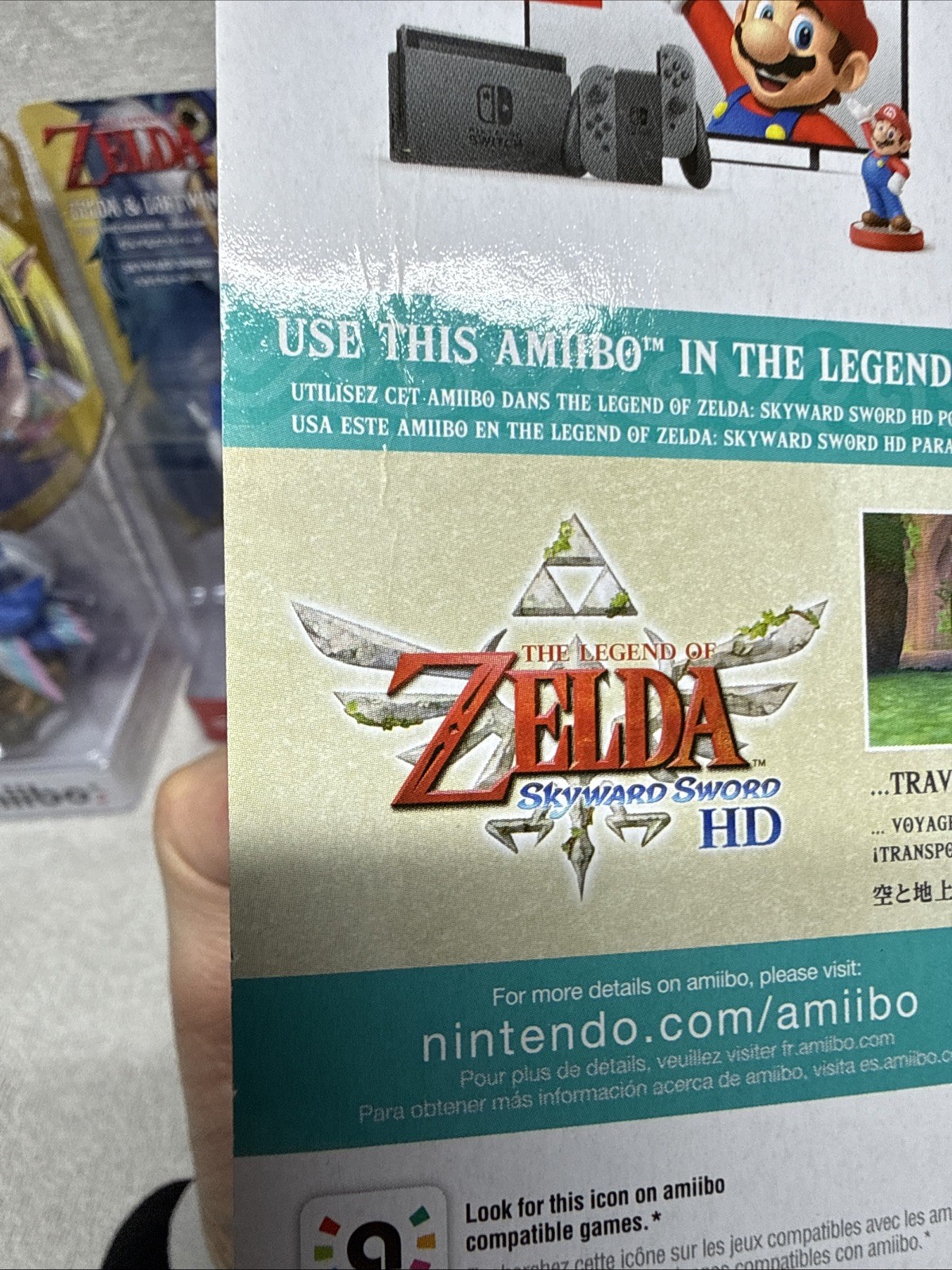 Zelda & Loftwing Amiibo Figure - The Legend of Zelda Skyward Sword