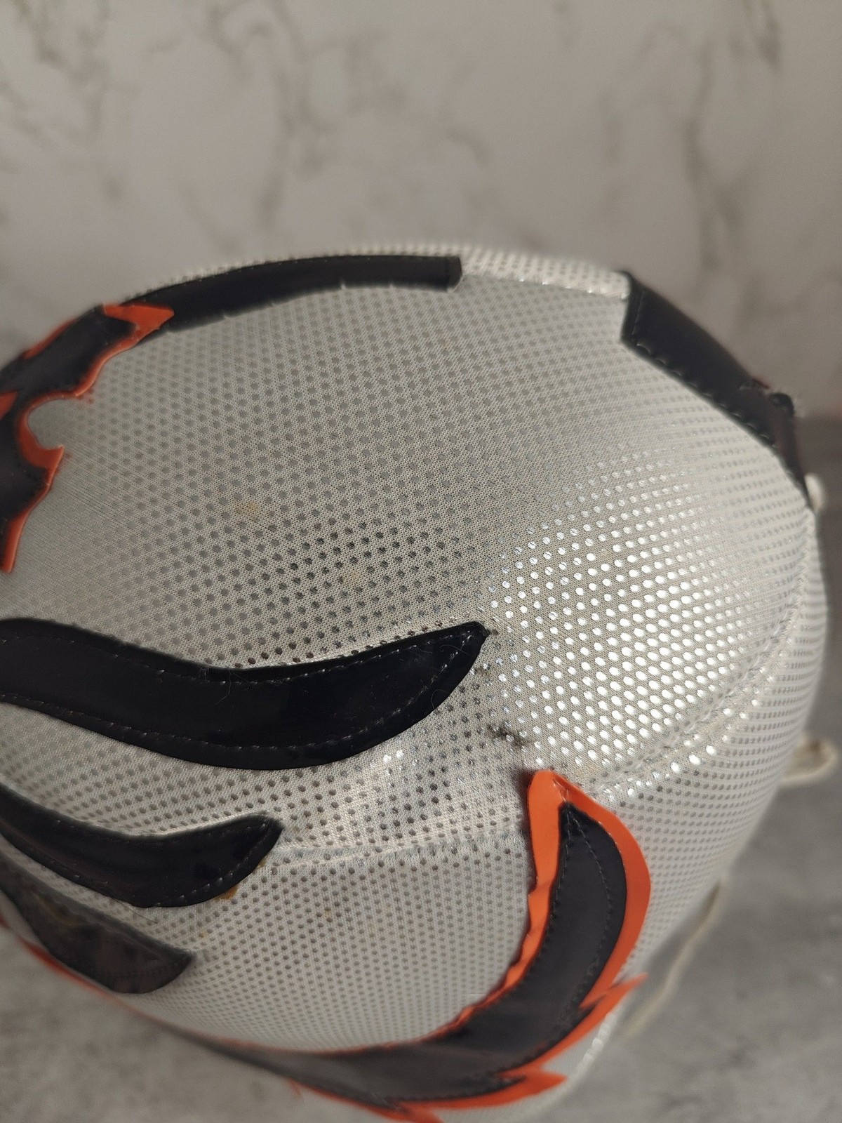 Vintage Luchador Wrestling Mask Libre Cross Fabric