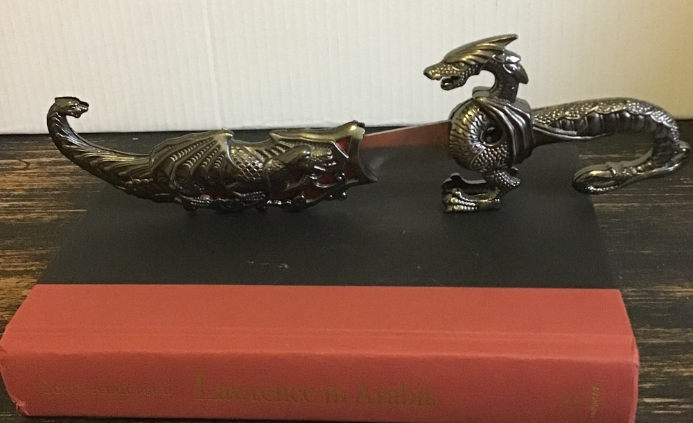 Ornate Fantasy Dagger Red