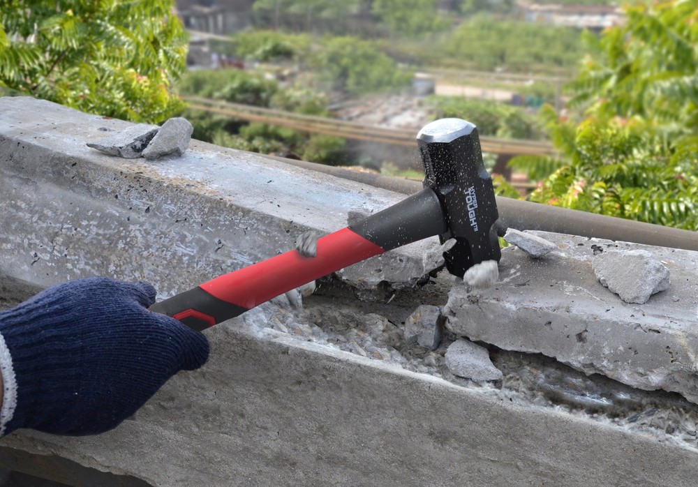 4 lb Sledge Hammer, Fiberglass Handle