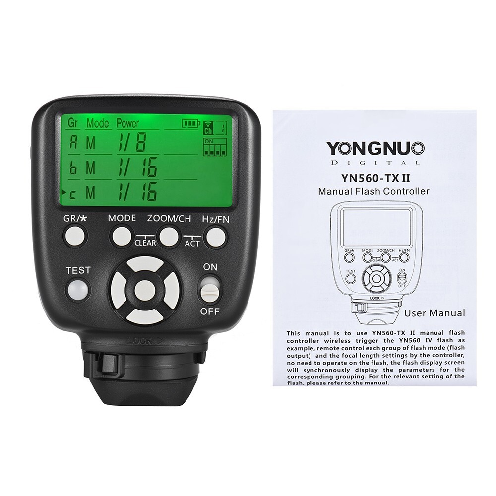 YONGNUO YN560TX-N II 2.4G Wireless Flash Trigger Controller for Nikon Camera