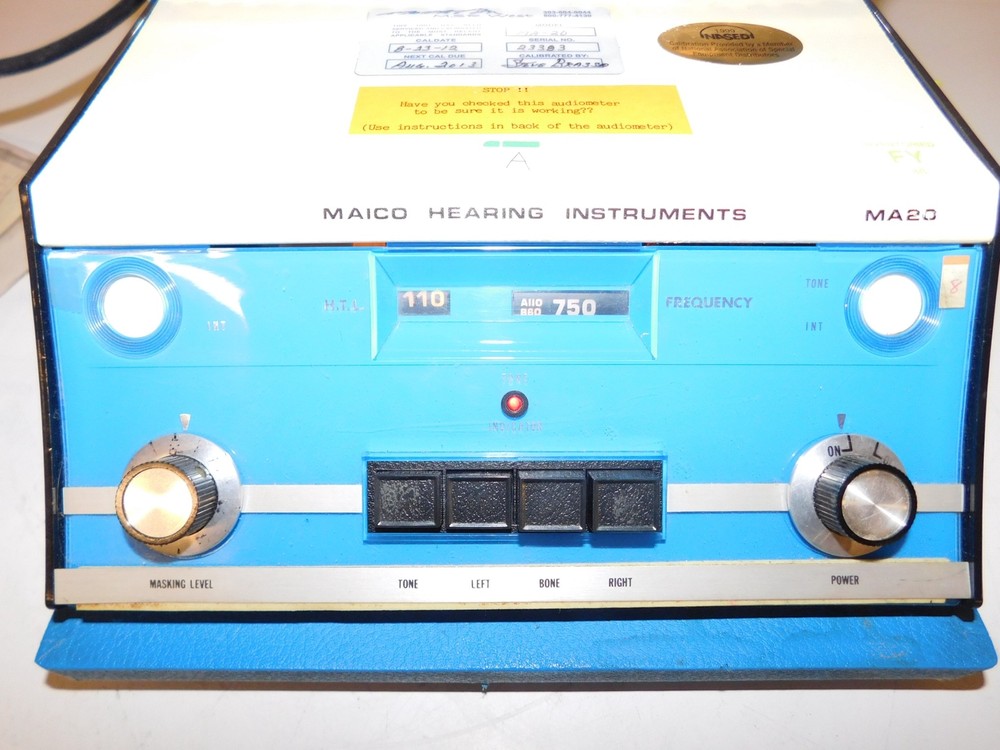 MAICO HEARING INSTRUMENTS INC MODEL MA-20 AUDIOMETER (JCC69)