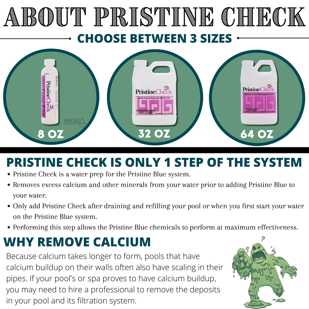 Pristine Check - 64 Ounce (Calcium Control)