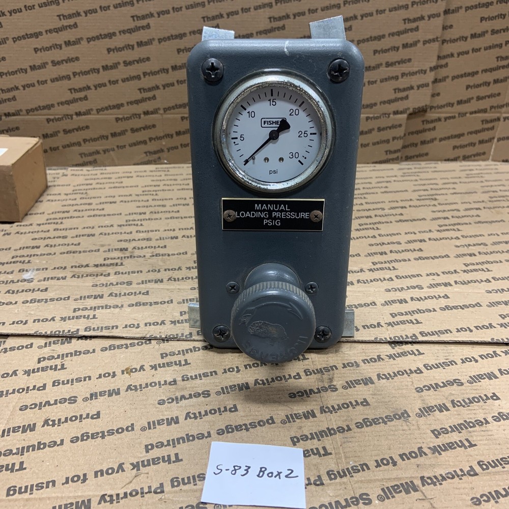 Fisher 670 Manual Loading Pressure Controller 0-30 Psi