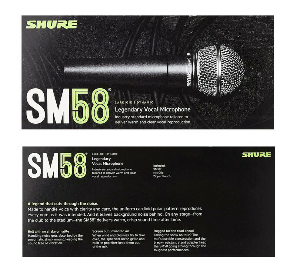 SM58S Dynamic Vocal Microphone With On/Off Switch US FAST SHIPPING
