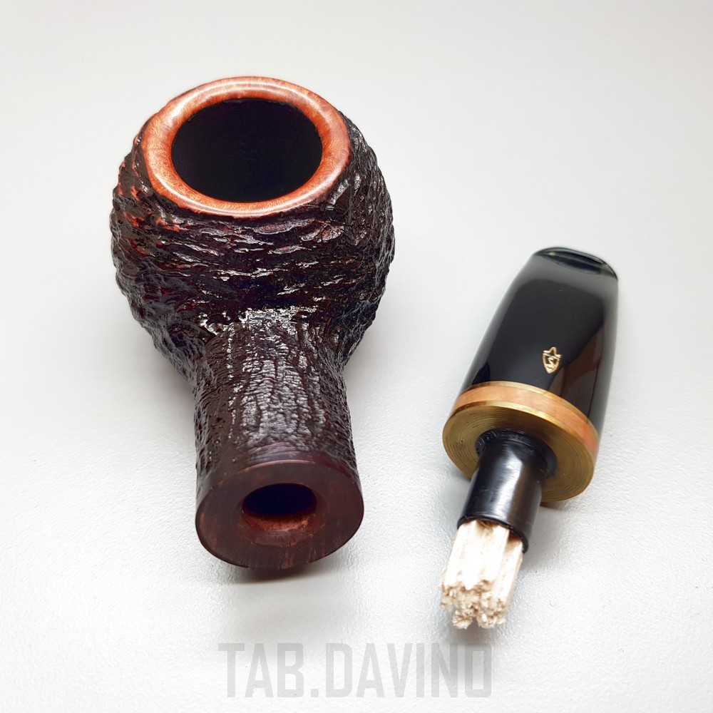 Savinelli Porto Cervo Zigrinata 320 9Mm Made In Italy
