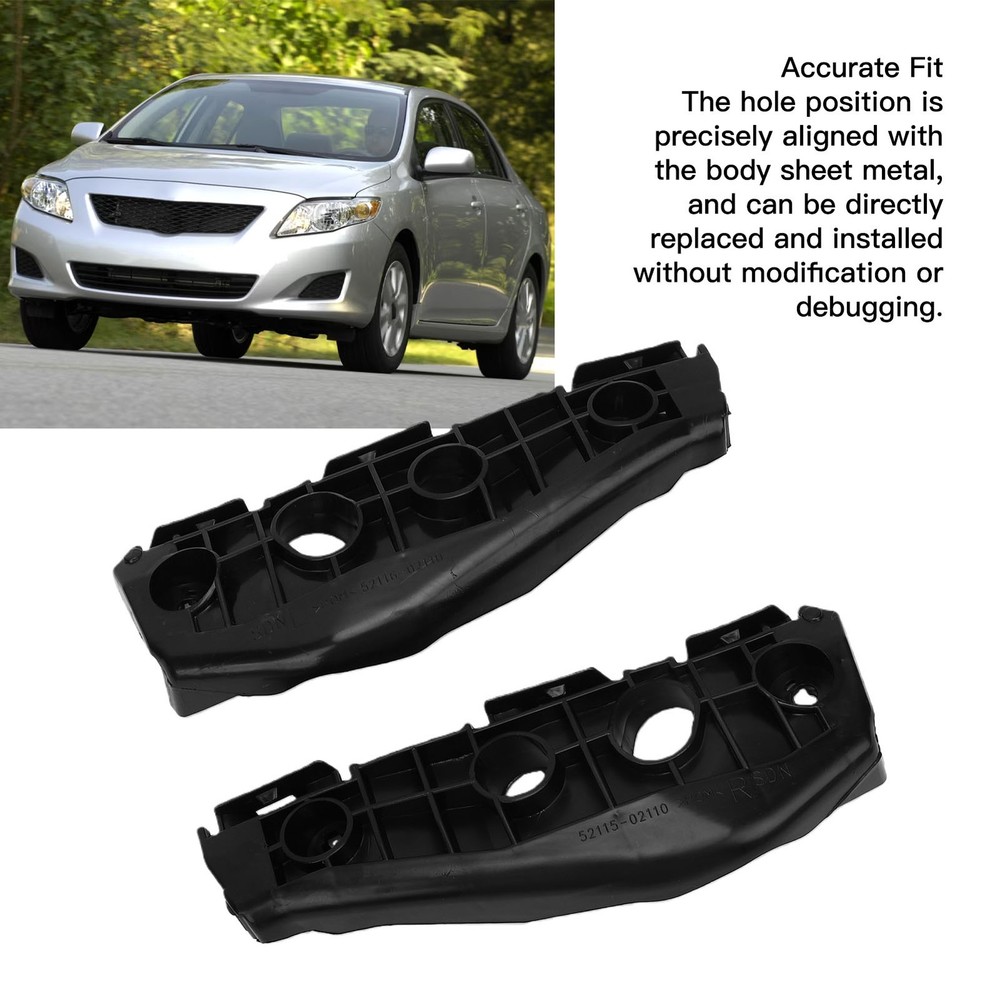 2 Accurate Front Bumper Mounting Support Bracket For 2009-20 AMUK
