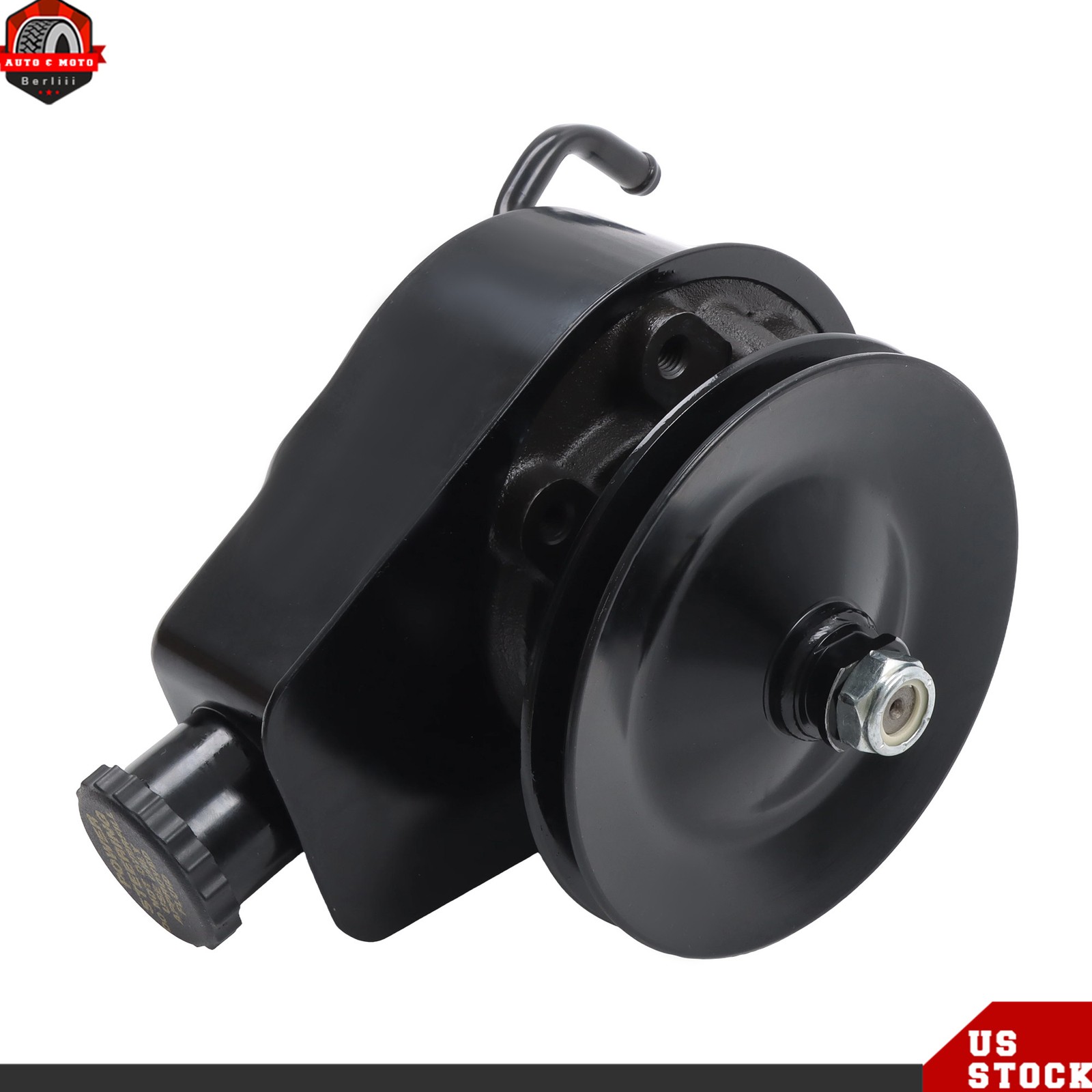BBC SBC For Chevy 283 Saginaw Style Power Steering Pump w/ Single Groove Pulley
