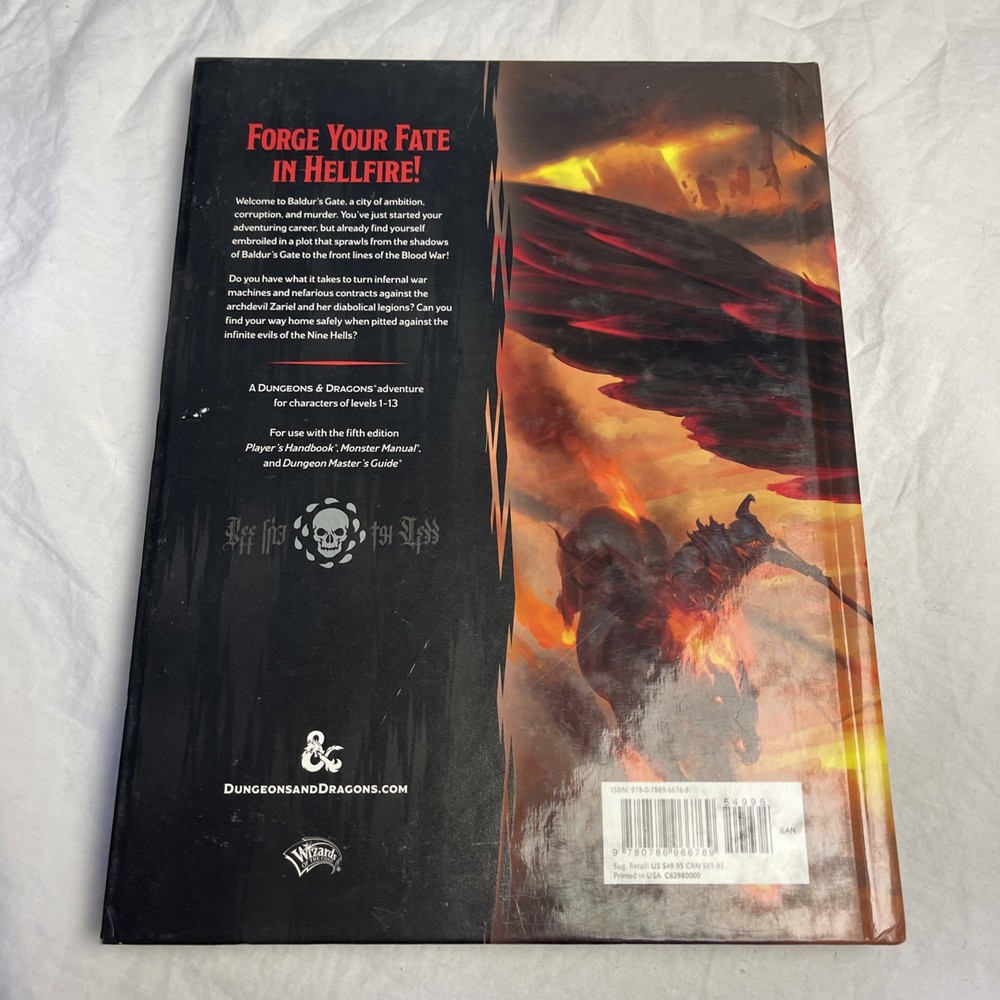 Dungeons & Dragons Baldur's Gate: Descent into Avernus Includes Map