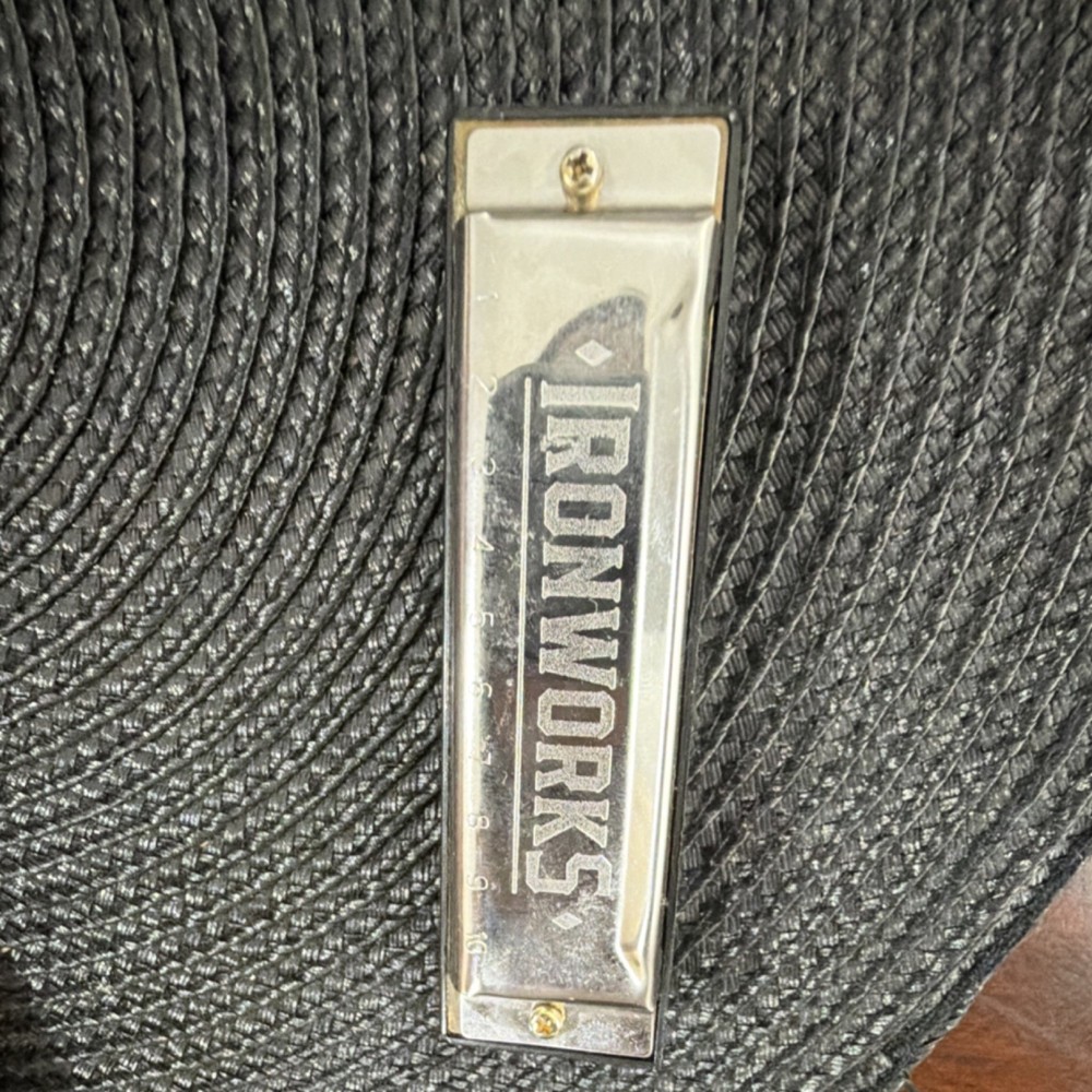 IRONWORKS Diatonic Harmonica Silver Metal