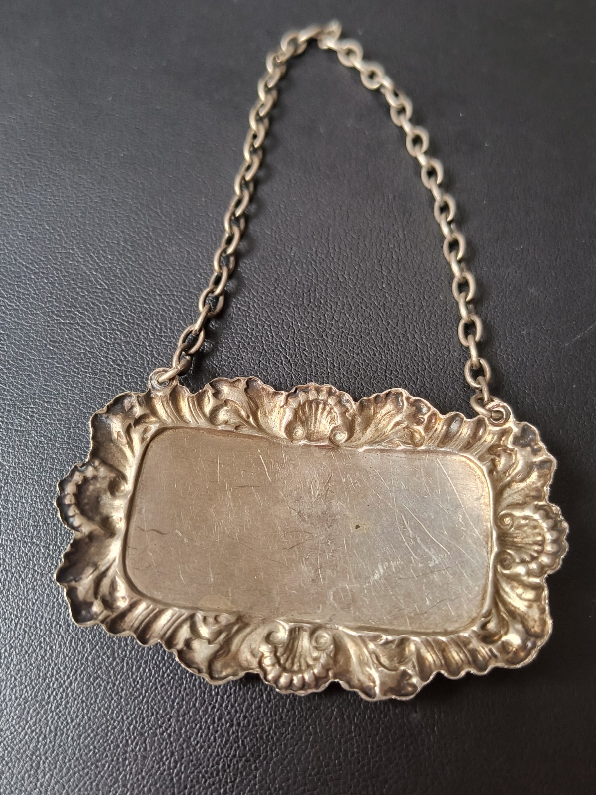 VTG 1965 Sterling Silver 925 Creme de Cacao Liquor Decanter Tag DJS British