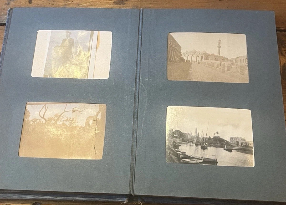 Rare Original Soldier’s Photo Album Egypt WW1 N W Frontier India 1900’s Complete