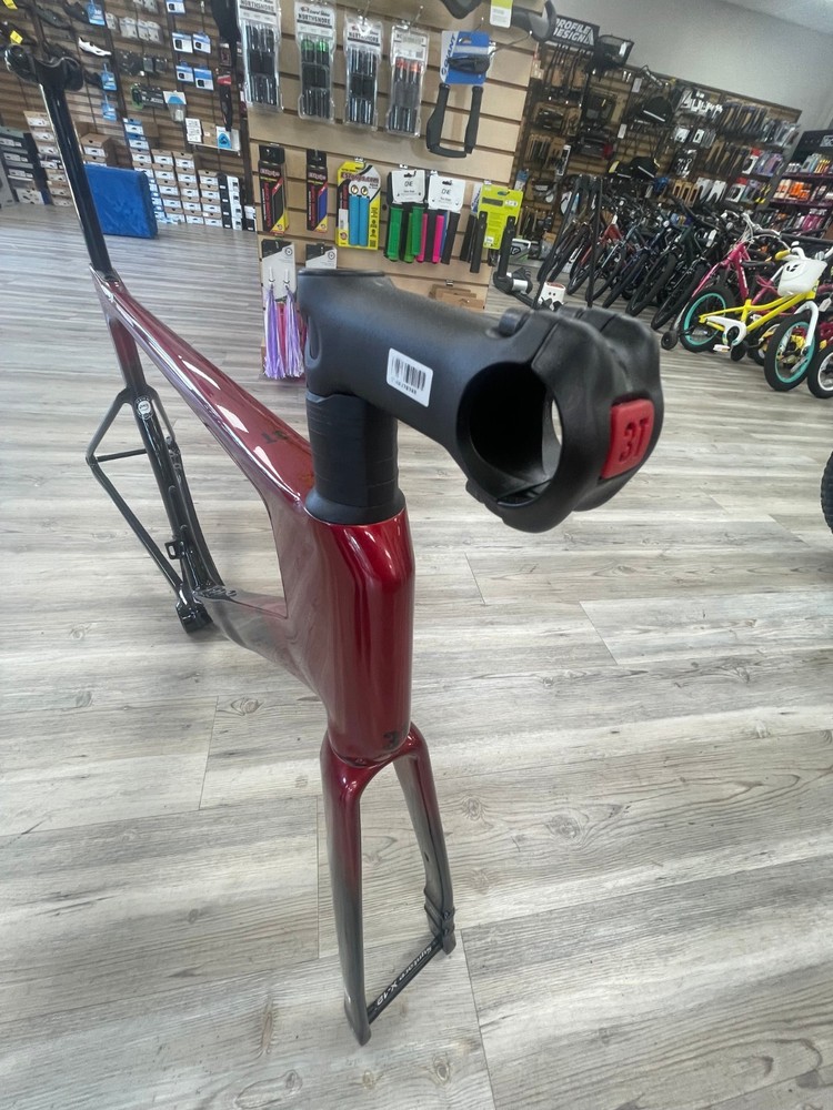 3T Strada Frameset - 56cm - Red