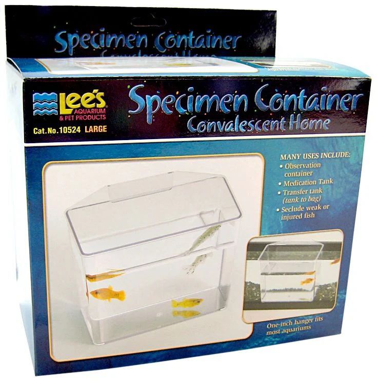 Lees Specimen Container-holding tank, observation, weak fish. Multi purpose