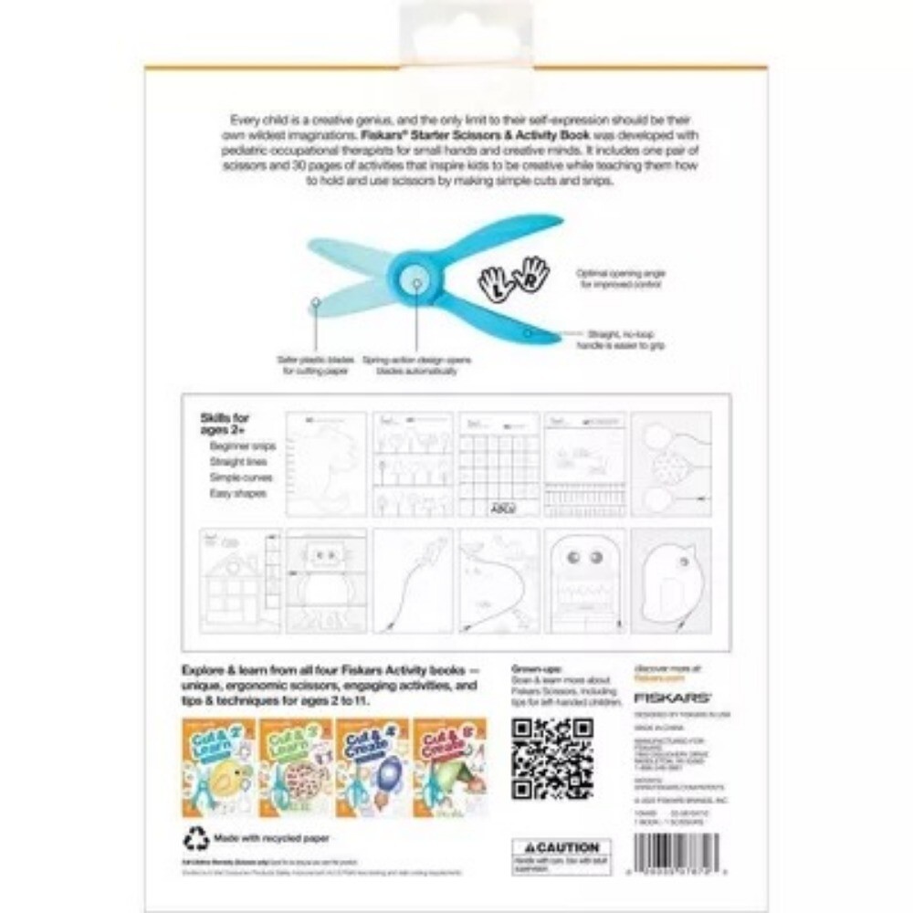 Ages 2+ Cut and Learn Activity Book