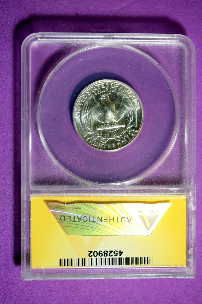 1962 ANACS MS65 Washington Quarter #B29566