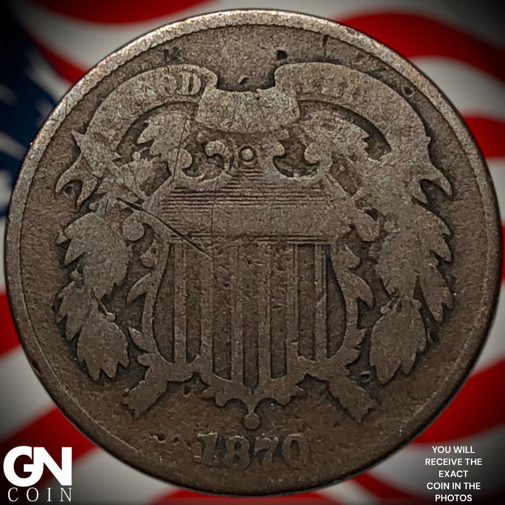 1870 2 Cent Piece Z5533