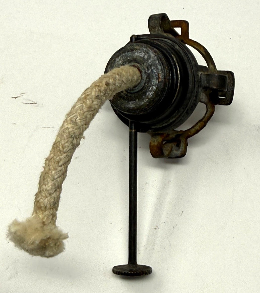 railroad switch light/marker light burner, working with wick