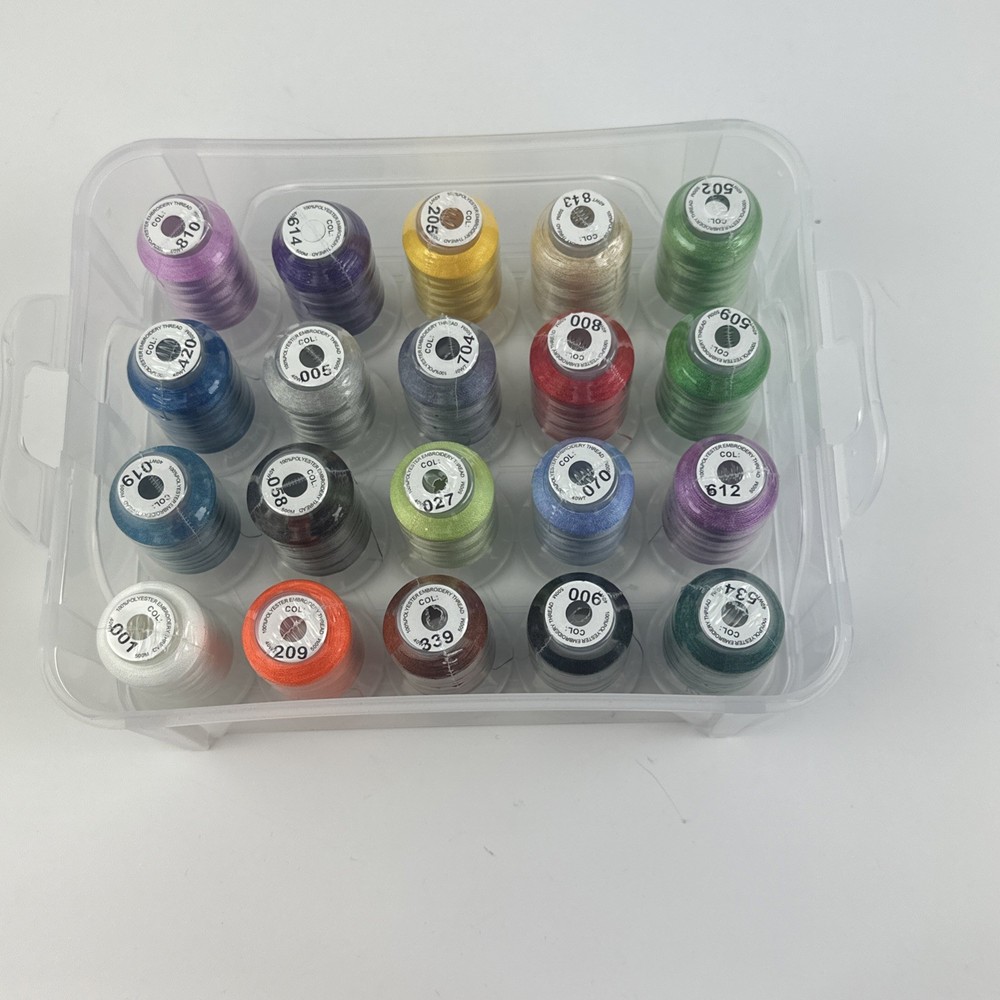 New Brothread Embroidery Thread 60 Spools New