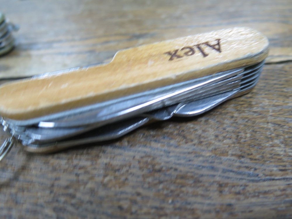 5 Assorted Multi-tool Knifes Bundle Kobalt Names Wood Plastic