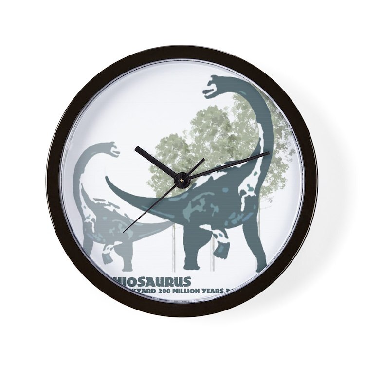 CafePress Brachiosaurus 10" Wall Clock (988599622)