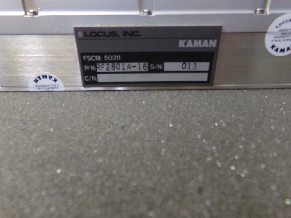 Locus/Kaman P/N RF2801A-16