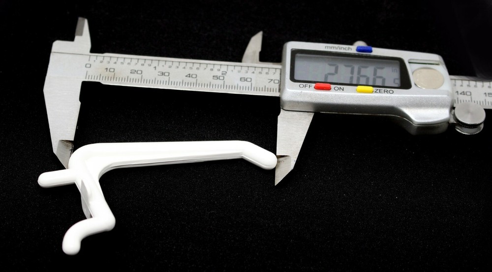 Plastic JUMBO White L HOOK Peg Board Kit Tool Storage Craft Hooks Pick A Pack