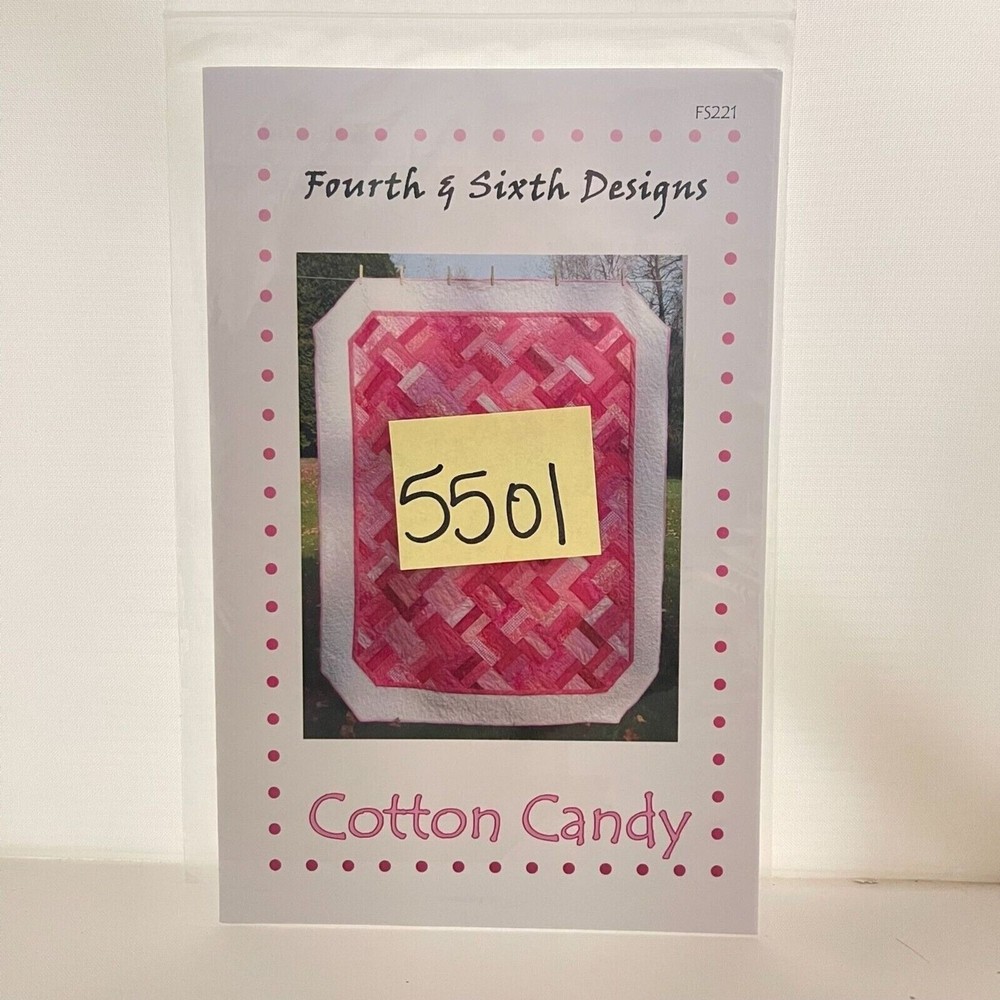 #5501 Fourth and Sixth Designs Cotton Candy Quilt Sewing Pattern