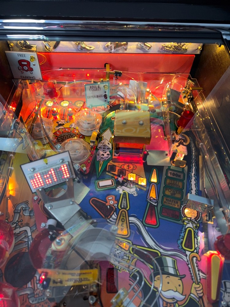 Platinum Edition Monopoly Pinball Machine