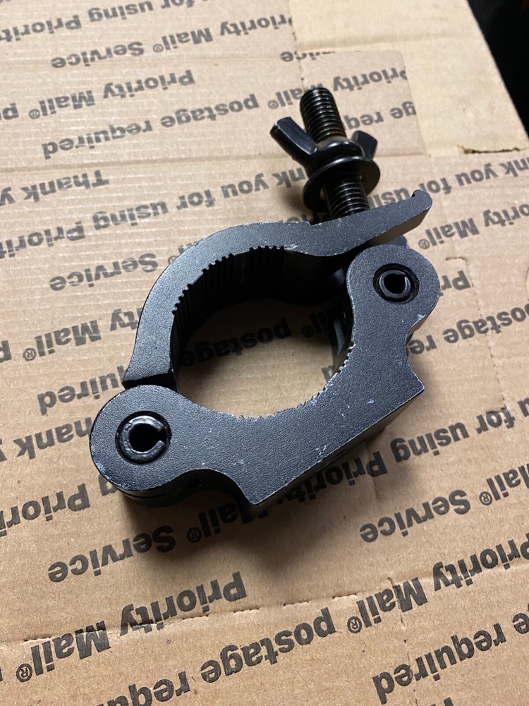 Light Source Mega-Slim Clamp MSCB 3/8" Aluminum  2" Half Cheeseborough Coupler