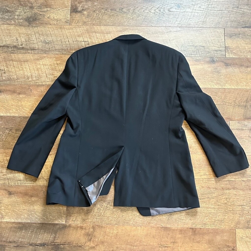 Men's Chaps Black Wool Blazer Size M