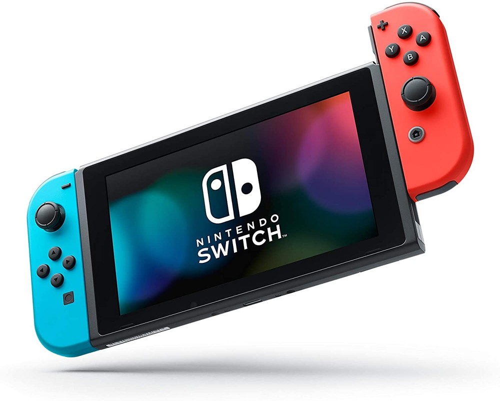 Nintendo Switch 32GB Console with Neon Red/Blue Joy-Con Controllers