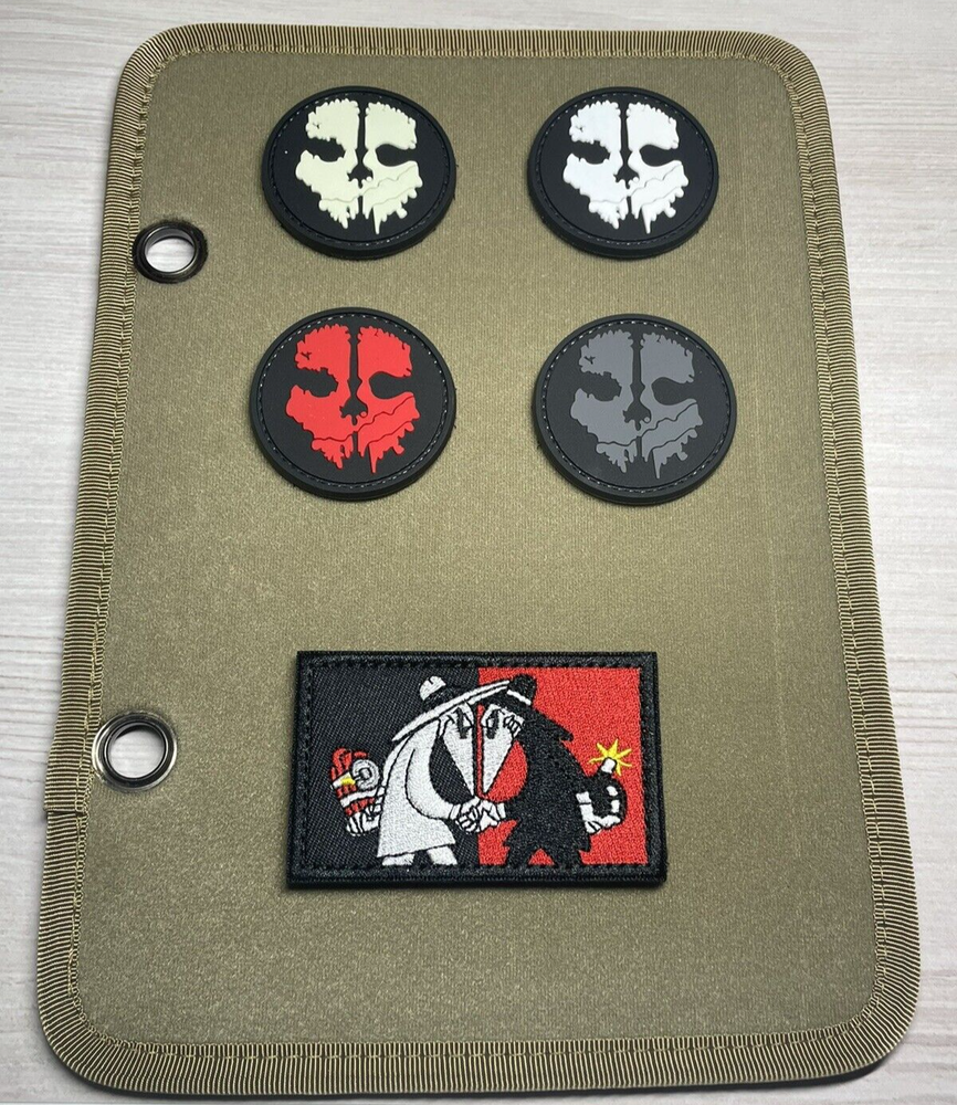 Spy vs Spy Patch - Tactical Morale Patch - Embroidered Arcade Retro Spy Patch