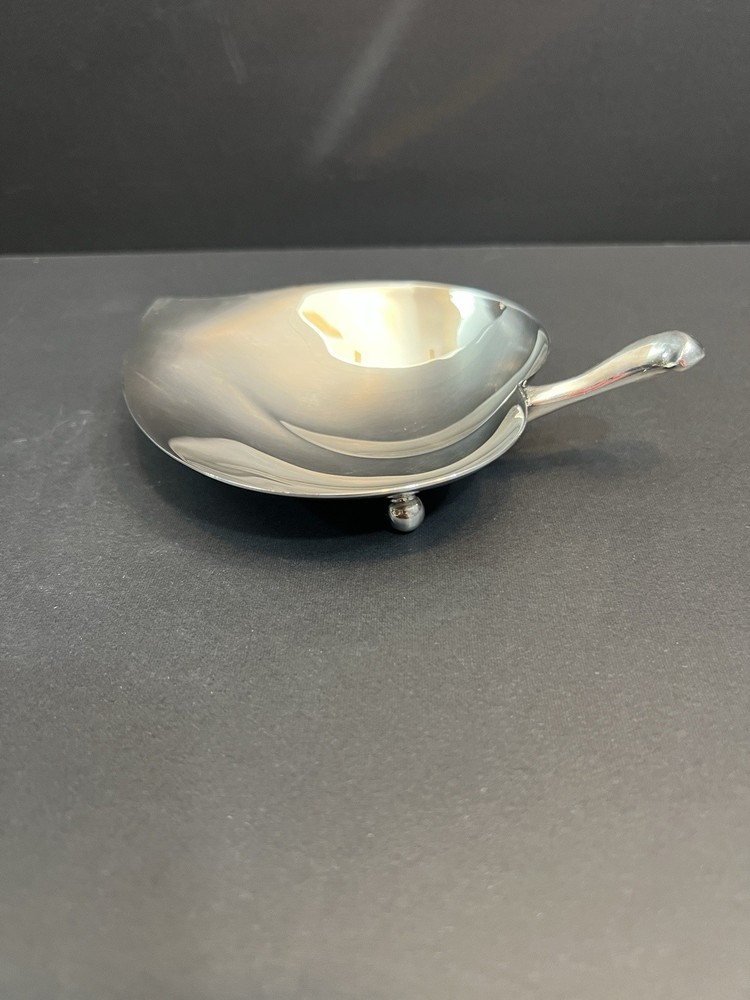 Vintage FB Rogers Silver Leaf Candy Dish Footed Silverplate 1883