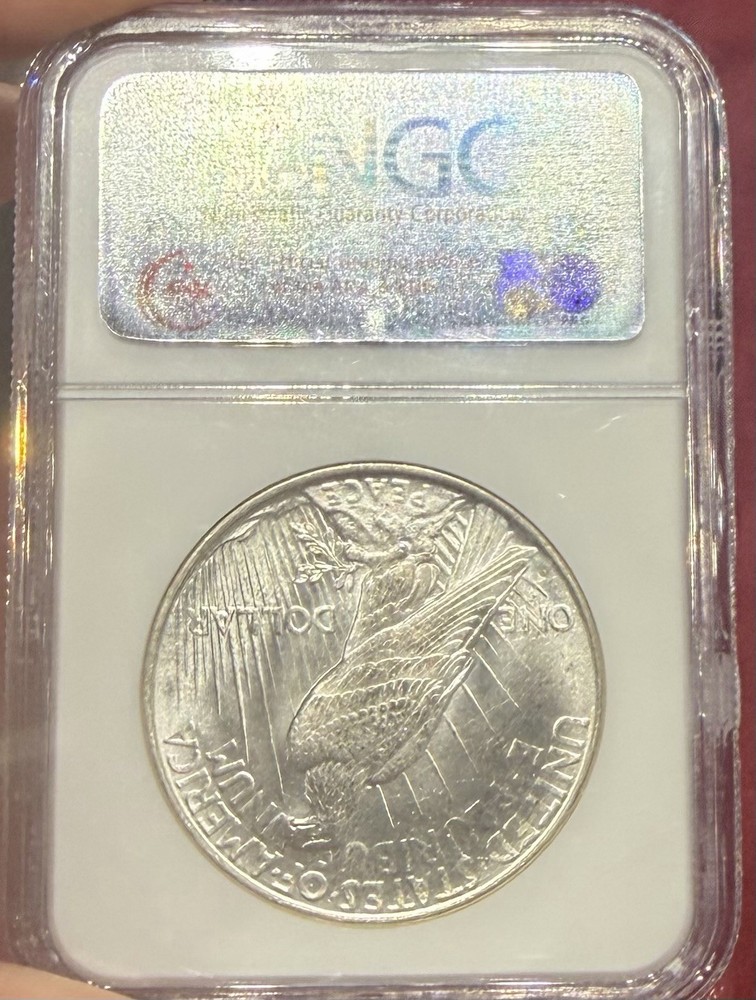 1922 D Peace Dollar NGC MS63