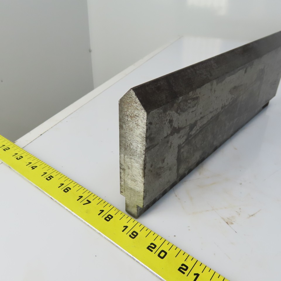12" Press Brake 90° Forming Angle Die Block 1/2" Tang 4-1/4" Ht 1" Thick