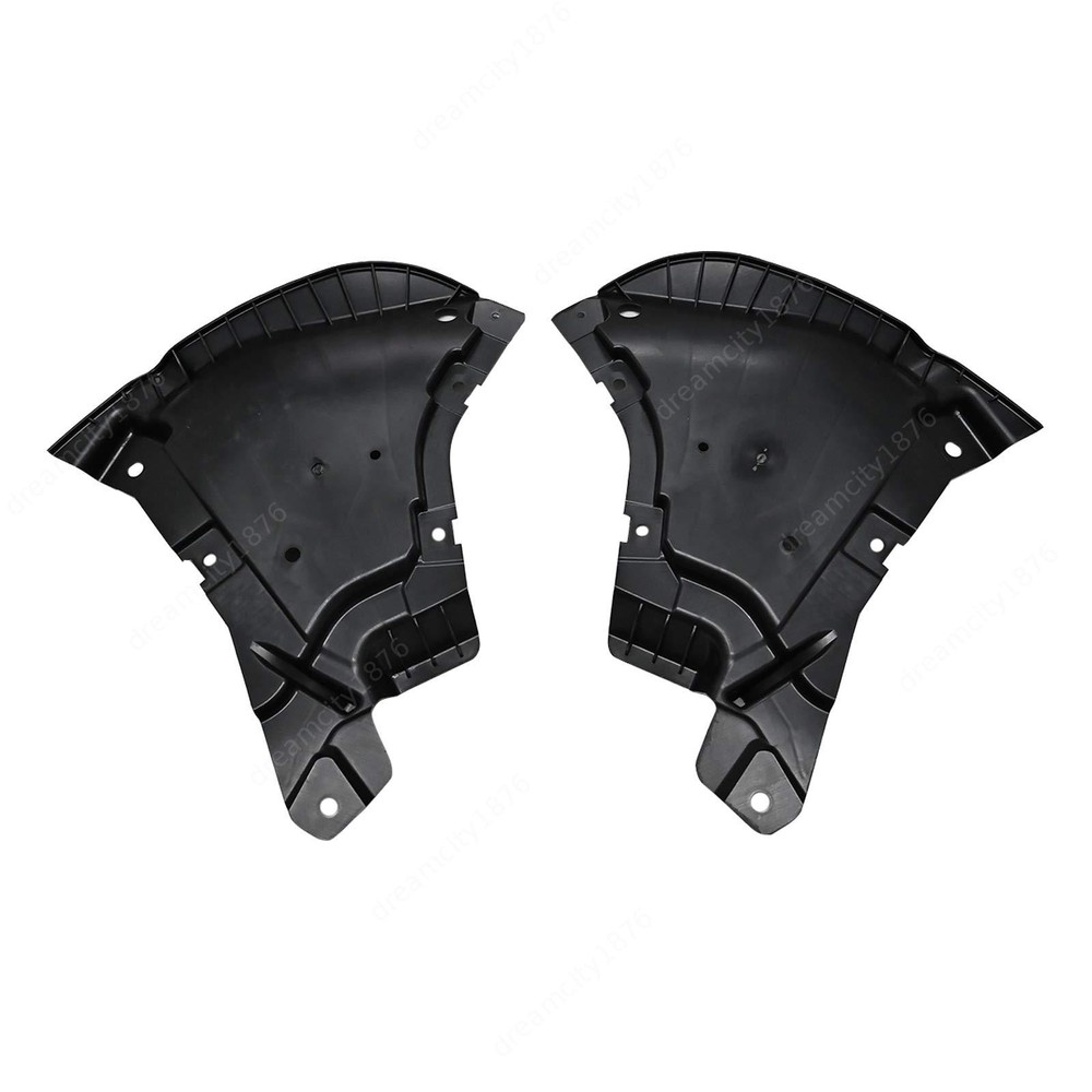 2x Front Engine Splash Shields For 2017-2019 Mercedes E-Class