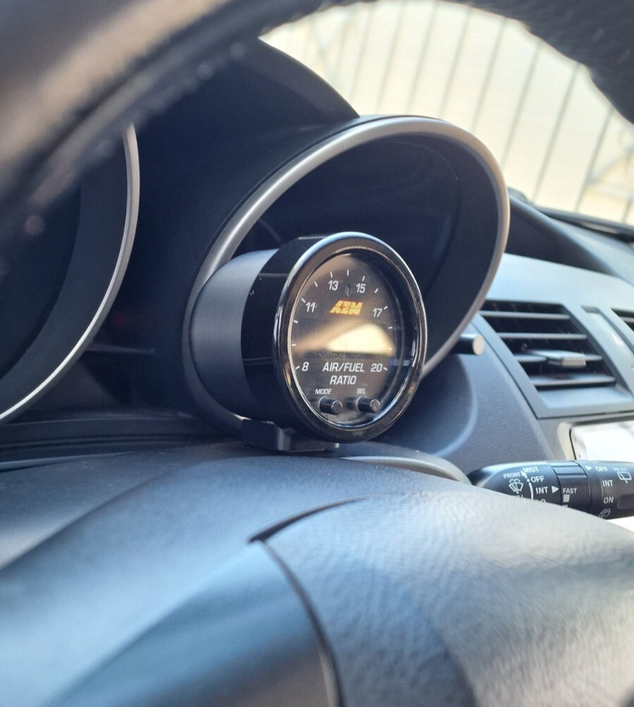 LOW PROFILE UNIVERSAL SINGLE GAUGE POD MOUNT 52MM | DASHBOARD | PILLAR | COLUMN