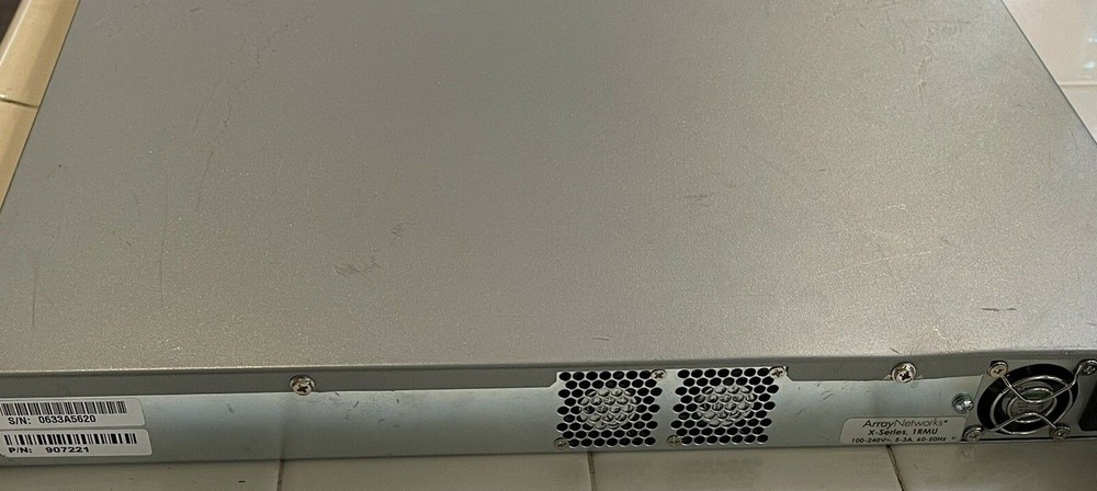 ARRAY NETWORKS X-SERIES SPX2000 UNIVERSAL ACCESS CONTROLLER