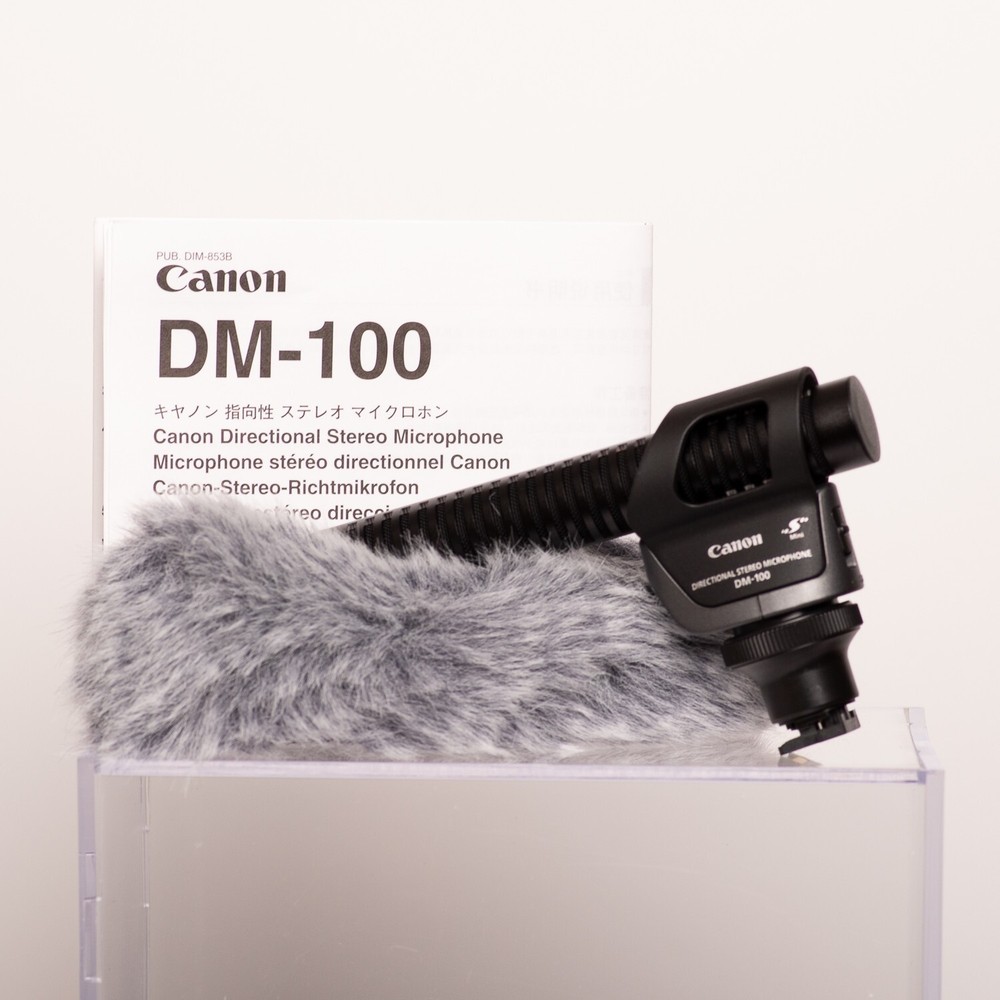 Canon DM-100 Directional Stereo Microphone Mint Condition