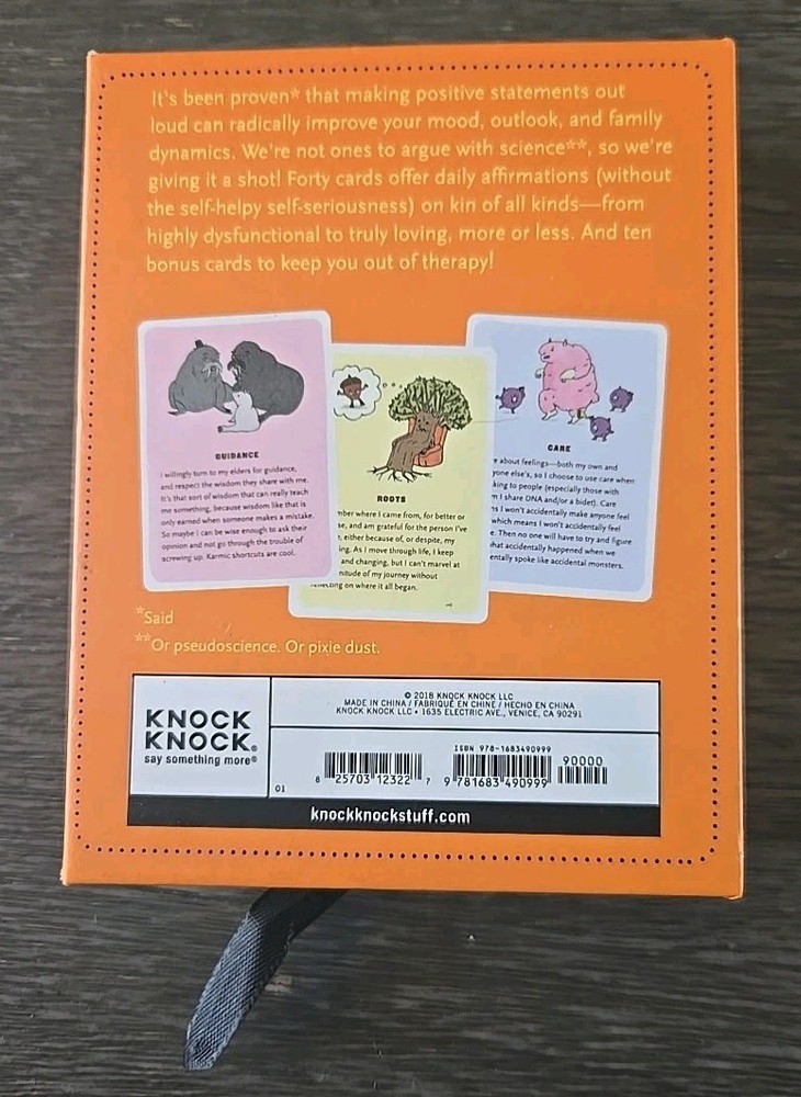 Affirmators Family Deck 50 Affirmation Cards Help Yourself