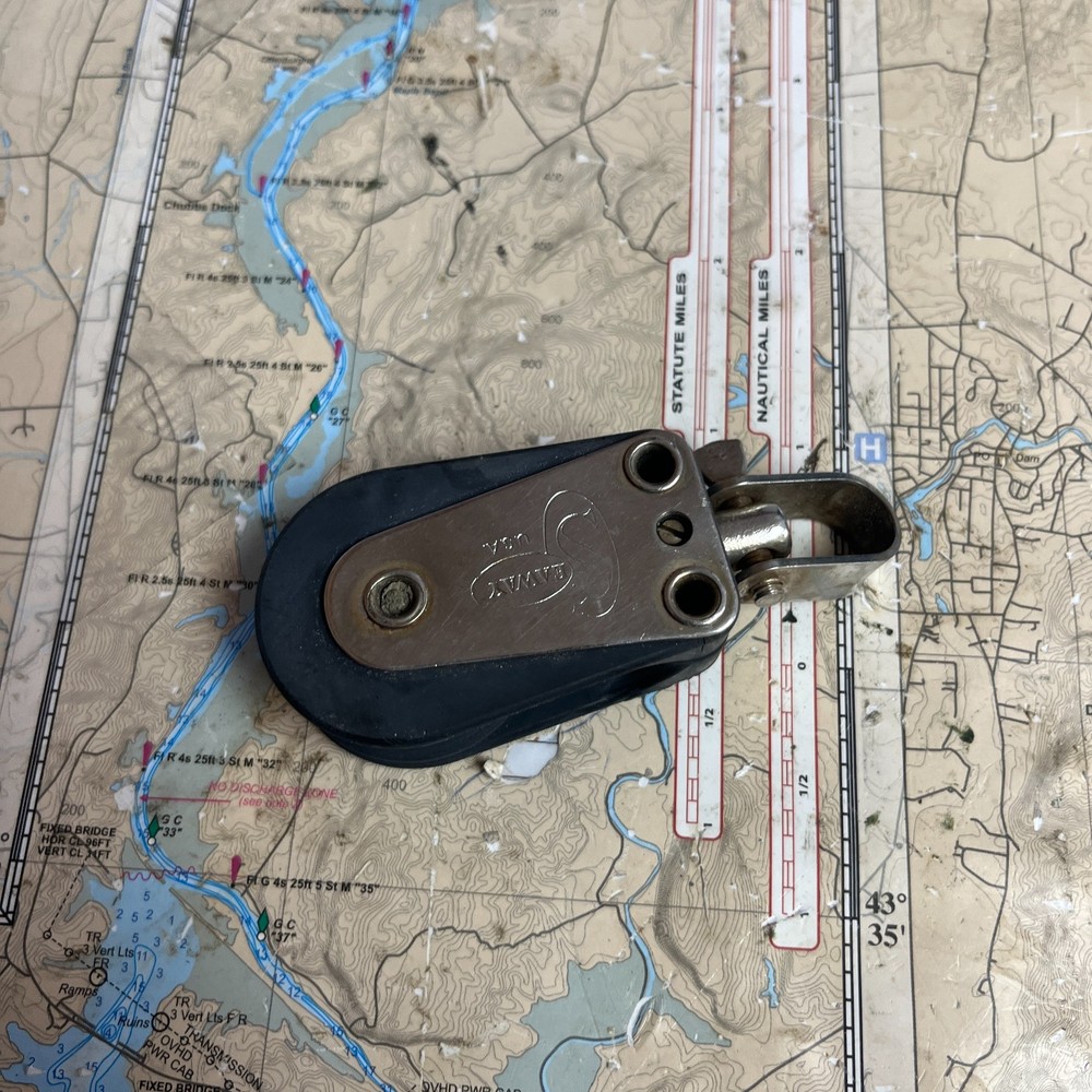 Seaway Single Block, 1-1/2" Sheave Diameter