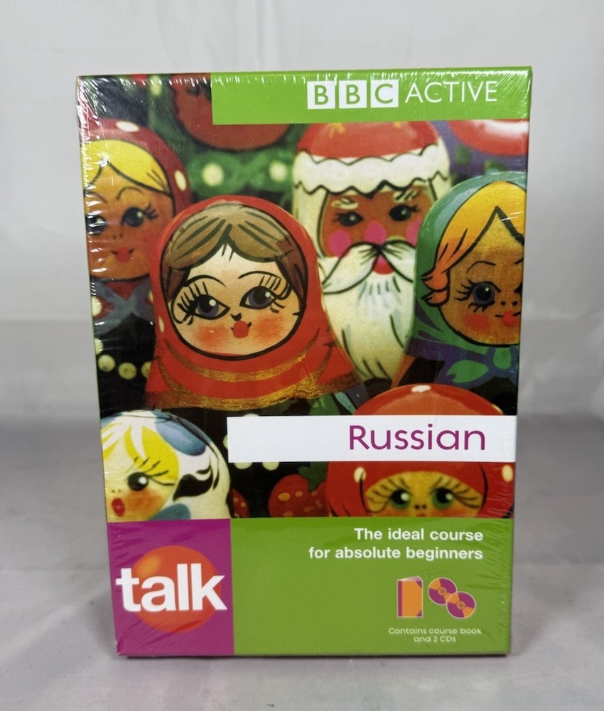 BBC Active Talk Russian Course Book & 2 CDs - Course for Beginners (Sealed)