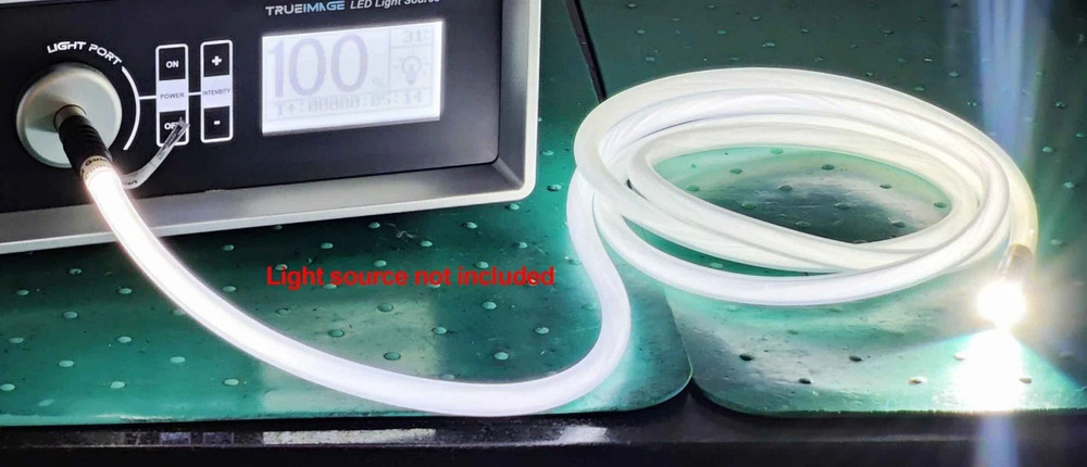 Fiber Optic Cable for LED Light Source 2.3M compatible with Storz, Transparent