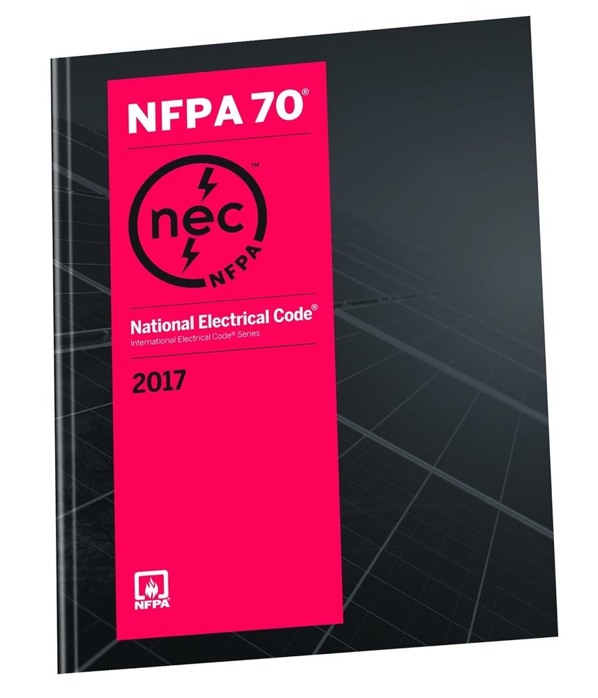 NFPA 70 National Electrical Code NEC 2017 Edition Paperback