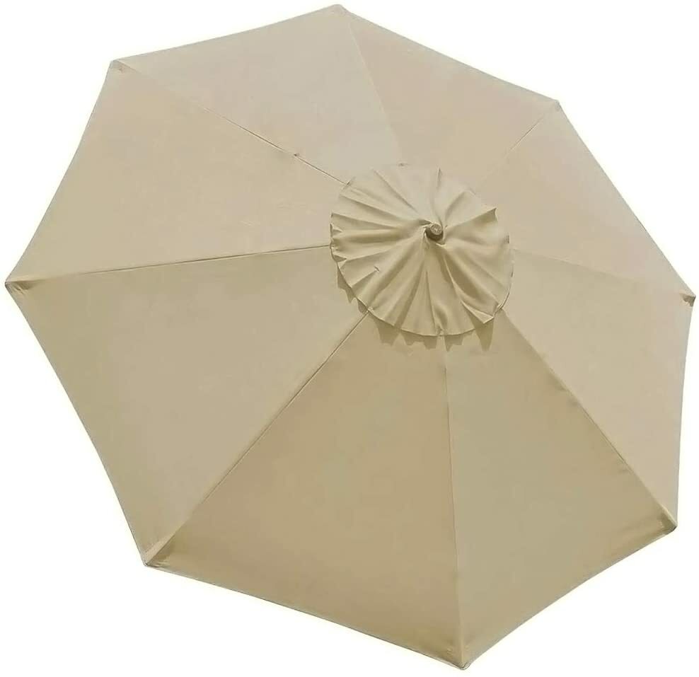 9ft Replacement Cover 8 Ribs Market Patio Umbrella Canopy Covers (CANOPY ONLY)