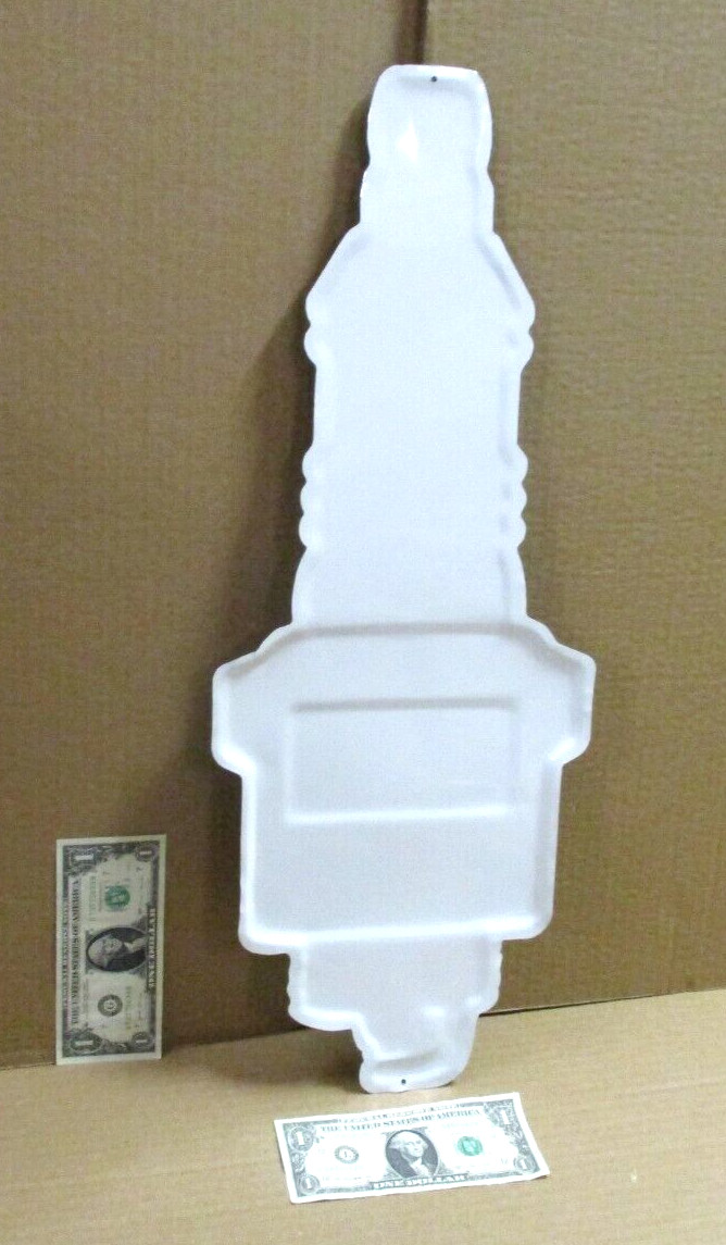 CHAMPION --- Looks Like a GIANT Spark Plug - CAR TRUCK Tune-Up Sign - SPEED SHOP