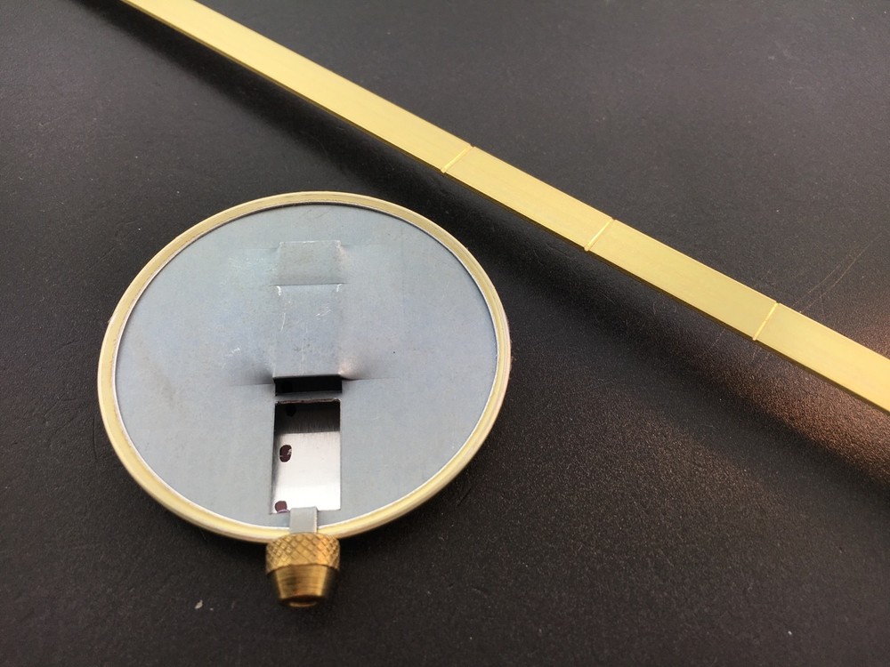 Takane Adjustable Clock Pendulum Bob 2 3/4" Diameter 15" for Quartz Movements